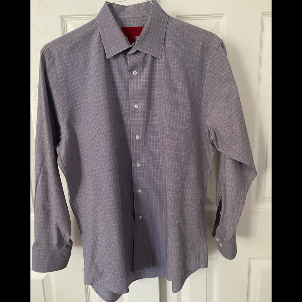 Men’s Fitted Dress Shirt by Bergamo 161/2(32/33)